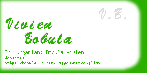 vivien bobula business card